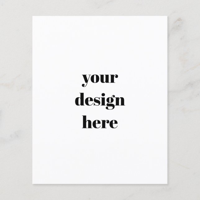 Customize  flyer (Front)