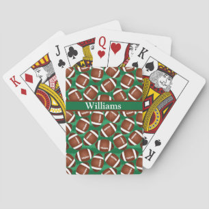 Customize Football Season  Playing Cards