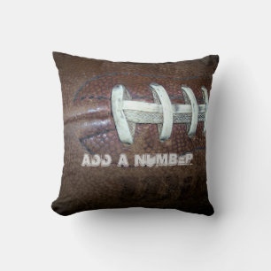 Customize Football Throw Pillow