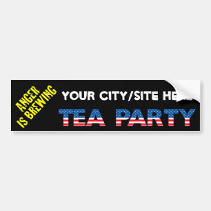 Customize For Your Tea Party Site Bumper Sticker