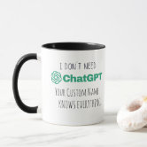 Le Chat GPT: Coffee Mug With an Ai-powered Kitty Design for Tech