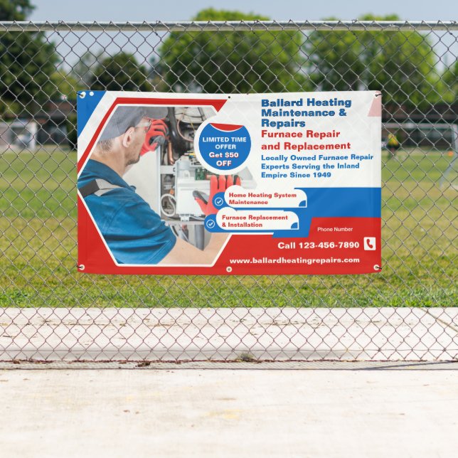 Customize Furnace Heating System Repair  Banner (Insitu)