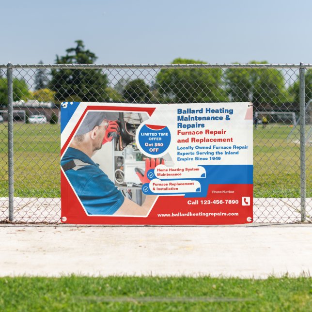 Customize Furnace Heating System Repair  Banner (Insitu)