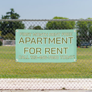 Customize Generic Apartment For Rent Lease  Banner