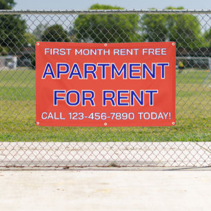 Customize Generic Apartment For Rent Lease Banner