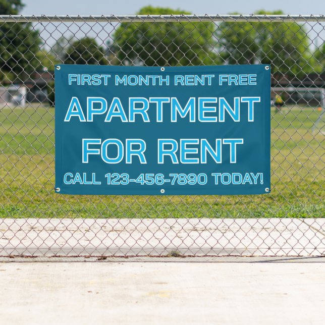 Customize Generic Apartment For Rent Lease Banner (Insitu)