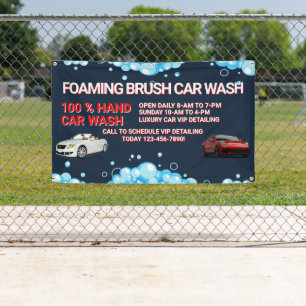 Customize Generic Large Car Wash Business Banner