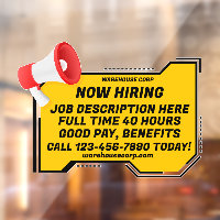 Customize Generic Loud Speaker Now Hiring