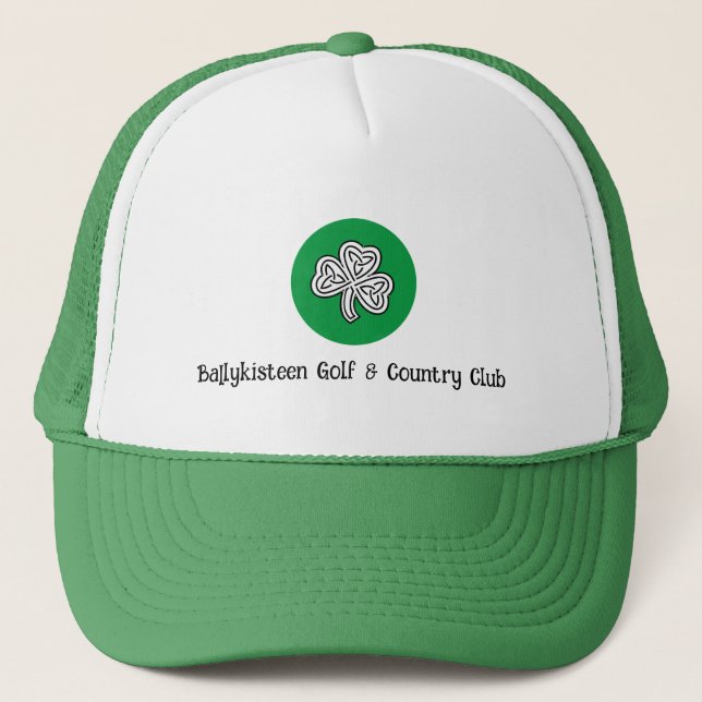 Customize Green Golf Course Hat (Front)
