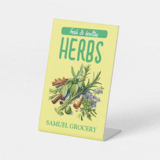 Customize Grocery Product Promotions  Pedestal Sign