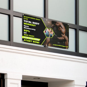Customize Gym Workout Generic Membership Drive Pro Banner