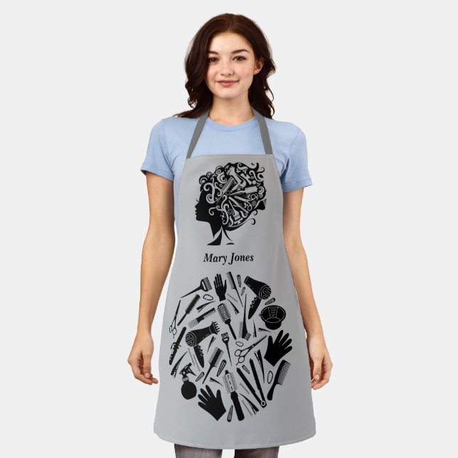Customize Hair Stylist Apron (Worn)