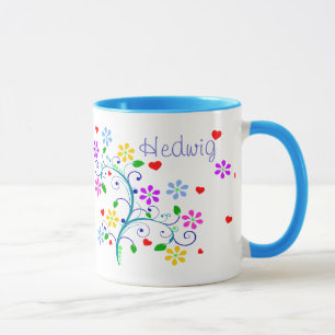 Customize - Hedwig Flower Cup - We *Heart* You