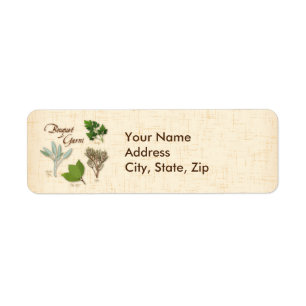 Customize Herb Bouquet Labels