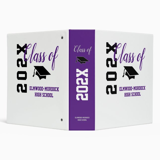 Customize High School Graduation Ideas Binder (Background)