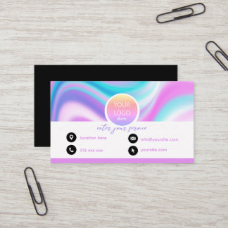 Customize holographic hologram business card