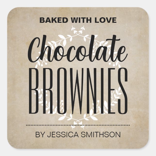 Customize Homemade label HM001_08sqv3 (Front)