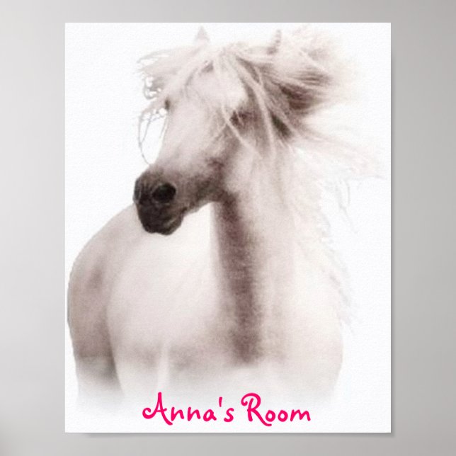 Customize Horse Party Invitations and Cards Poster (Front)