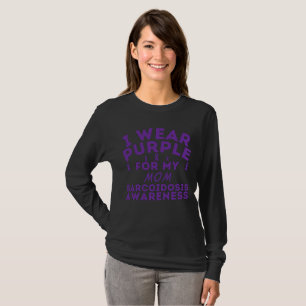 Customize I Wear Purple For My Dad Sarcoidosis T-Shirt
