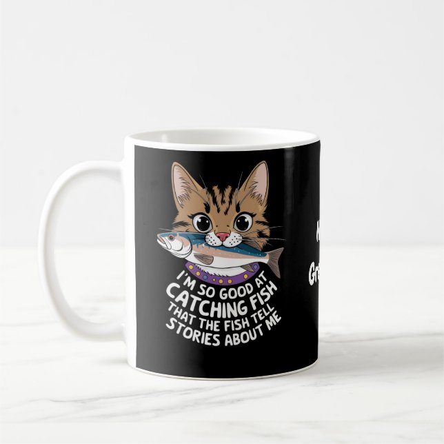 Customize I'm So Good Catching Fish  Coffee Mug (Left)