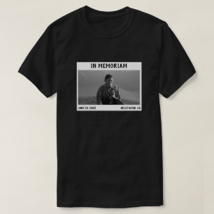 Customize Image In Memoriam T-Shirt