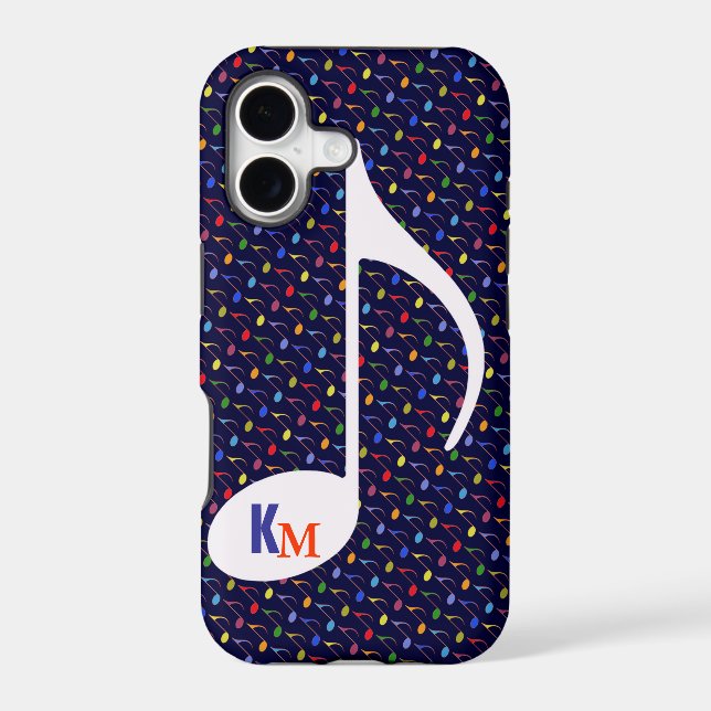 customize initials musical note (Back)
