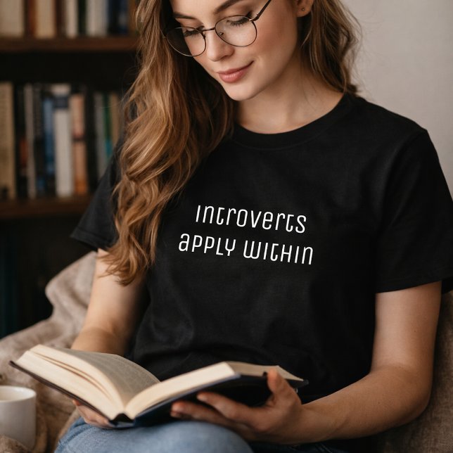 Customize Introverts Apply Within Women T-Shirt (Creator Uploaded)