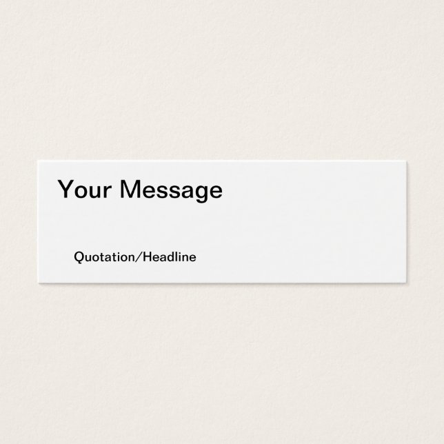 Customize It! Bookmark (Front)