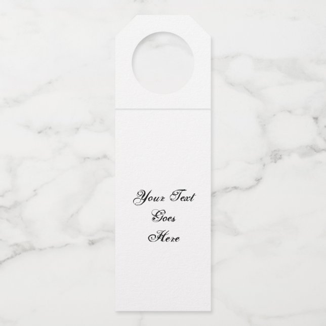 Customize It! Bottle Tag (Front)