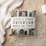 Customize It, Love Photos Modern Personalized Gift Throw Pillow<br><div class="desc">Customize this love photos modern personalized gift for anniversary,  wedding,  birthday,  valentine,  Christmas… for the special ones you love.</div>