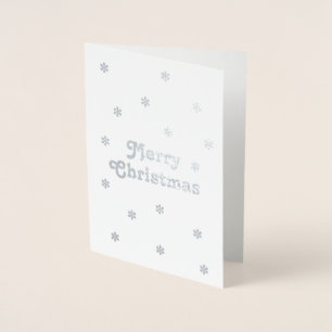 Customize it, Merry Christmas - silver or gold Foil Card