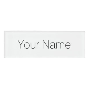 Customize It! Name Tag