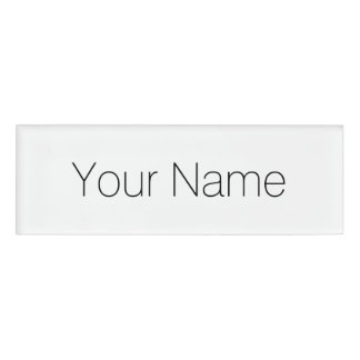 Customize It! Name Tag