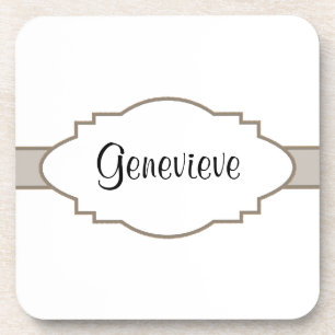 Customize It! Nameplate Coaster