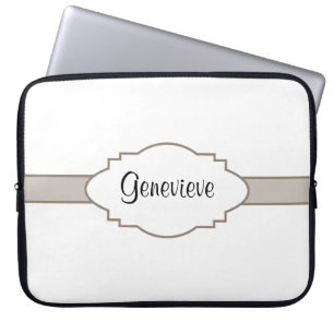 Customize It! Nameplate Laptop Sleeve