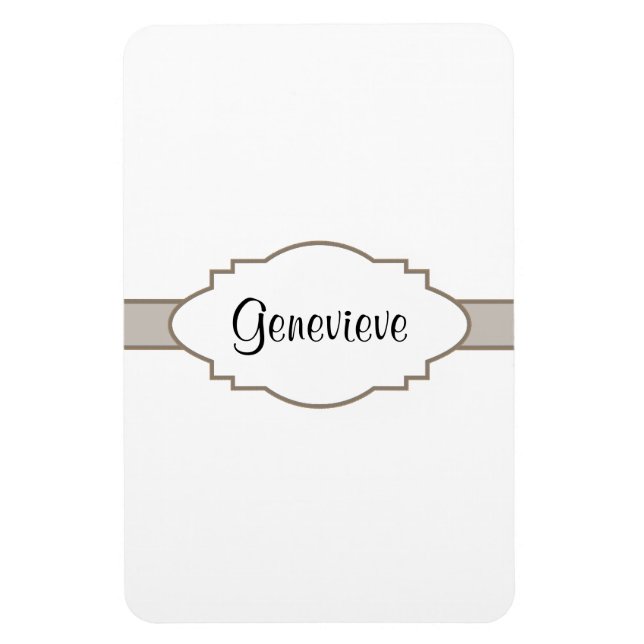 Customize It! Nameplate Magnet (Vertical)