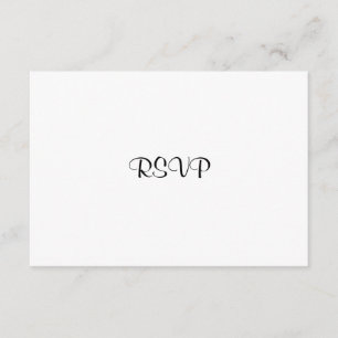Customize It! Solid Pattern Base RSVP Card