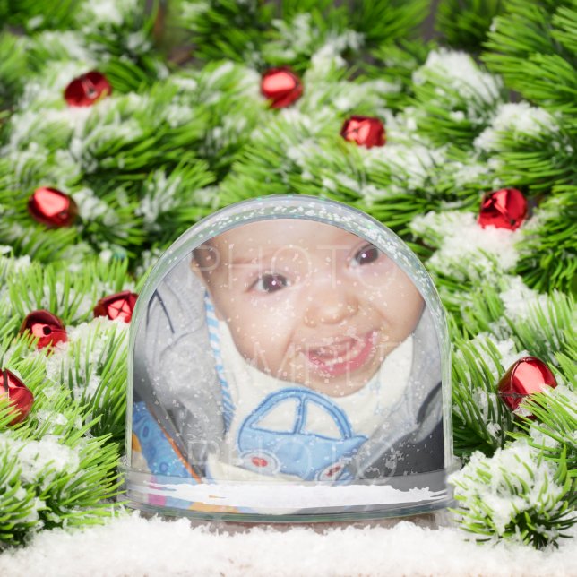 Customize it with Your photo 2 custom photos  Snowglobe (Christmas)