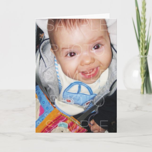 Customize it with Your photo Card (Front)