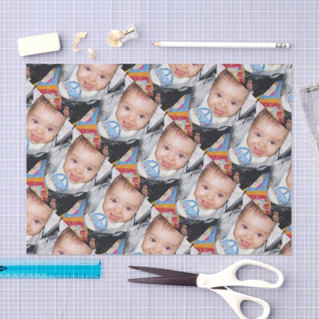 Customize it with Your photo pattern Tissue paper (Craft)