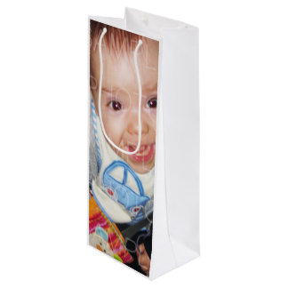Customize it with Your photos Wine Gift Bag