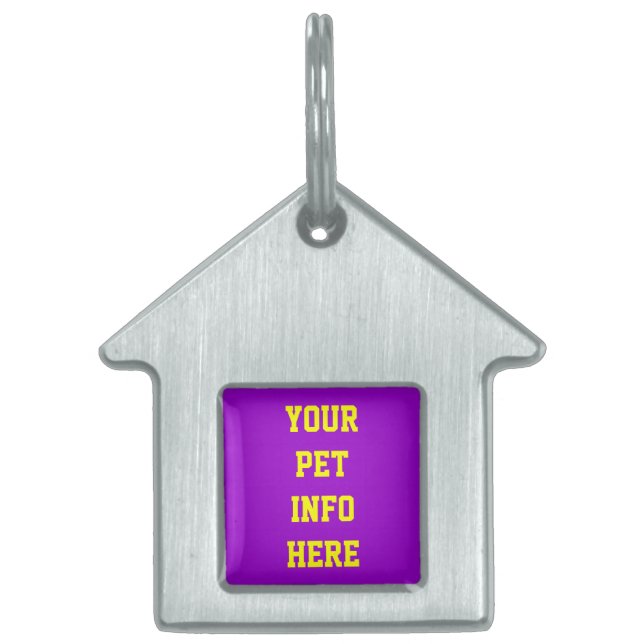 CUSTOMIZE IT YOURSELF PET ID TAG (Front)