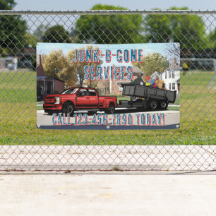 Customize Junk Trash Hauling Service Promotional Banner