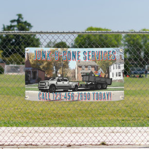 Customize Junk Trash Hauling Service Promotional Banner