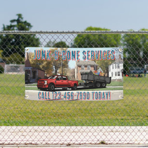 Customize Junk Trash Hauling Service Promotional Banner
