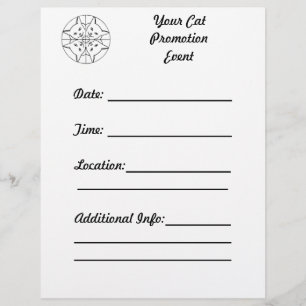 Customize Kaleidoscope Cats Cat Promotional Flyers
