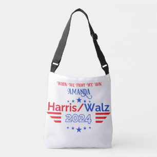 Customize Kamala Harris Tim Walz 2024 Tote Bag