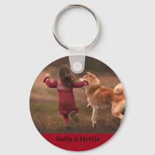 Customize Keyring - Your Photo and Name(s)