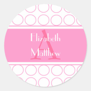 Customize Last Name Initial and First Name Sticker