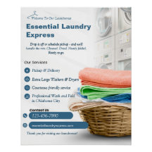 Customize Laundromat Wash N Fold Service